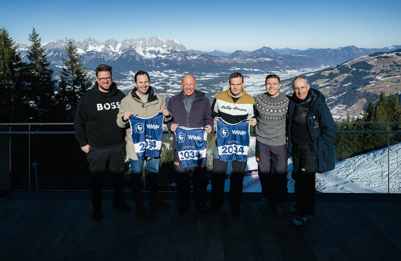 Verlässliche Partner – Die Verantwortlichen der Hahnenkamm-Rennen sichern sich Kontinuität in der Markenführung bis 2034 (Bildquelle: WWP-Group)