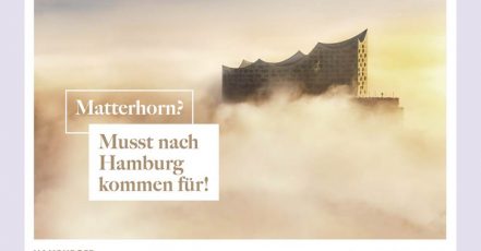 Bild: Hamburger Originale – Kampagnenmotiv Matterhorn national (Quelle: Hamburger Originale Initiative)