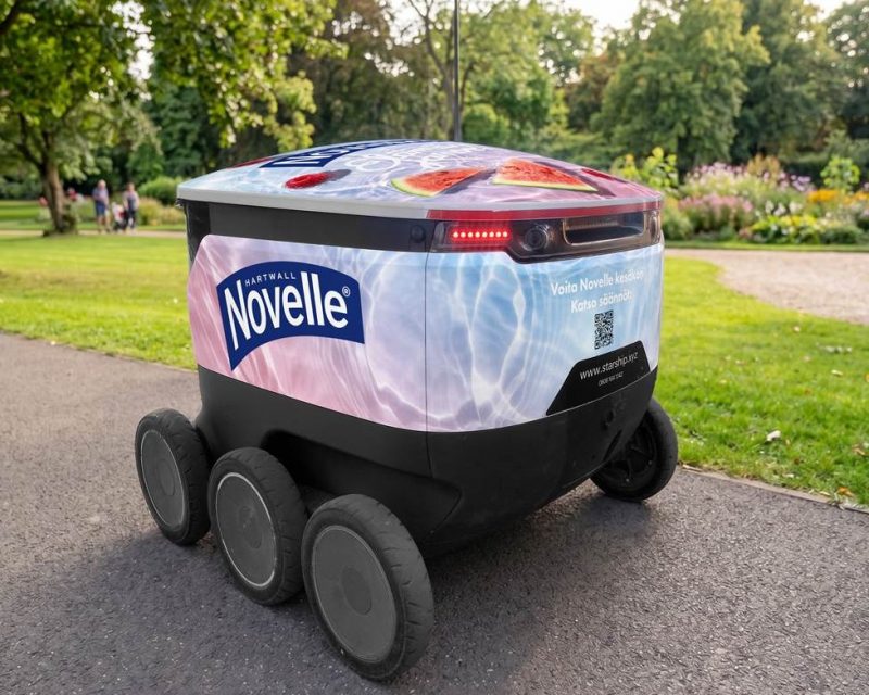 Hartwall Novelle, Starship Roboter, KI-generiertes Bild (Quelle: SEK, Finnland)