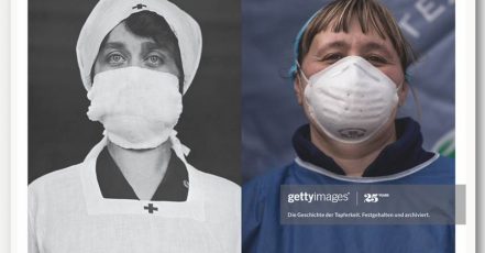 Bild: Motiv der "History Repeats"-Kampagne von Getty Images in Zusammenarbeit mit der Kreativagentur Havas