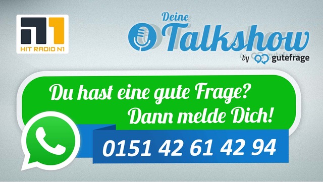 Bild: Interaktion via WhatsApp - Hitradio N1 und gutefrage bringen neue Sendung on air