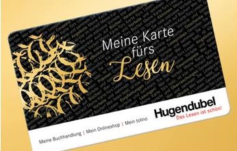 Multichannel-Kundenkarte von Hugendubel: "Meine Karte fürs Lesen"