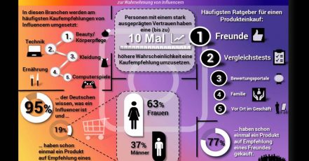 Infografik: Kaufbeeinflussung durch Influencer, Juli 2019 (Quelle: www.splendid-research.com)
