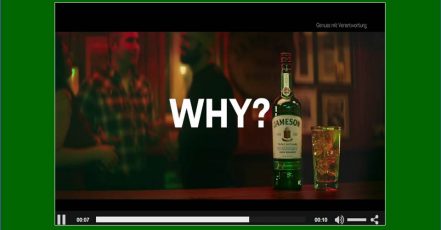 Bild: Screenshot Jameson Video (Quelle: pernod-ricard.de)