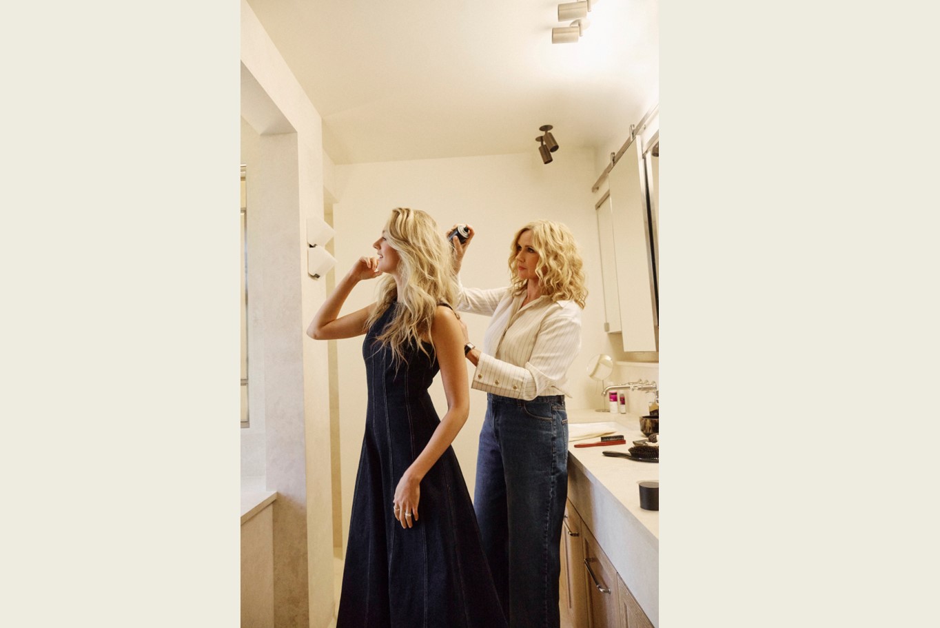 John Frieda Generations-Kampagne mit Veronica Ferres und Lilly Krug (Copyright: John Frieda / Kao)