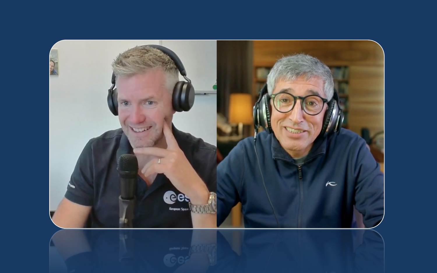 Im neuen Ottobock-Podcast erzählt Auftaktgast John McFall im Gespräch mit Ranga Yogeshwar von den Wendepunkten seines Lebens als Paralympionik, Arzt und ESA-Astronaut. (Copyright: Ottobock)