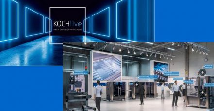 Bild: Szenen der virtuellen Messe von KOCH Pac-Systeme (Quelle: KECK GmbH)