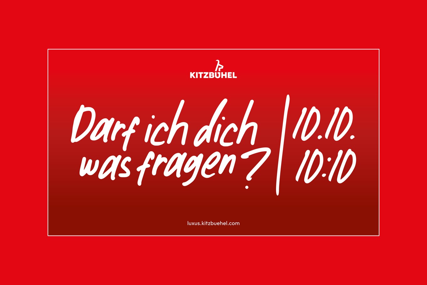 Luxus-Frage – Die neue Kampagne von Kitzbühel Tourismus (Copyright: Kitzbühel Tourismus)