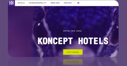 Screenshot koncepthotels.com (https://www.koncepthotels.com/)