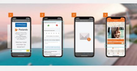 Bild: Neue Kooperation zwischen Postando und HolidayCheck_ In 4 Schritten zur Gratis-Urlaubskarte
