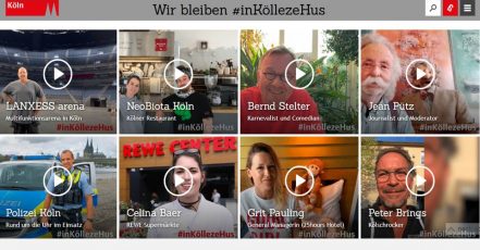 Screenshot: Landingpage Köln-Kampagne #inkoellezehus