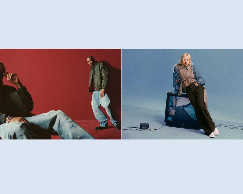 Motive der Levi's Kampagne für die Herbst/Winter 2026 Kollektion mit den Testimonials Shai Gilgeous-Alexander und ROSÉ (Bildquelle: Levi's, Levi Strauss & Co.)