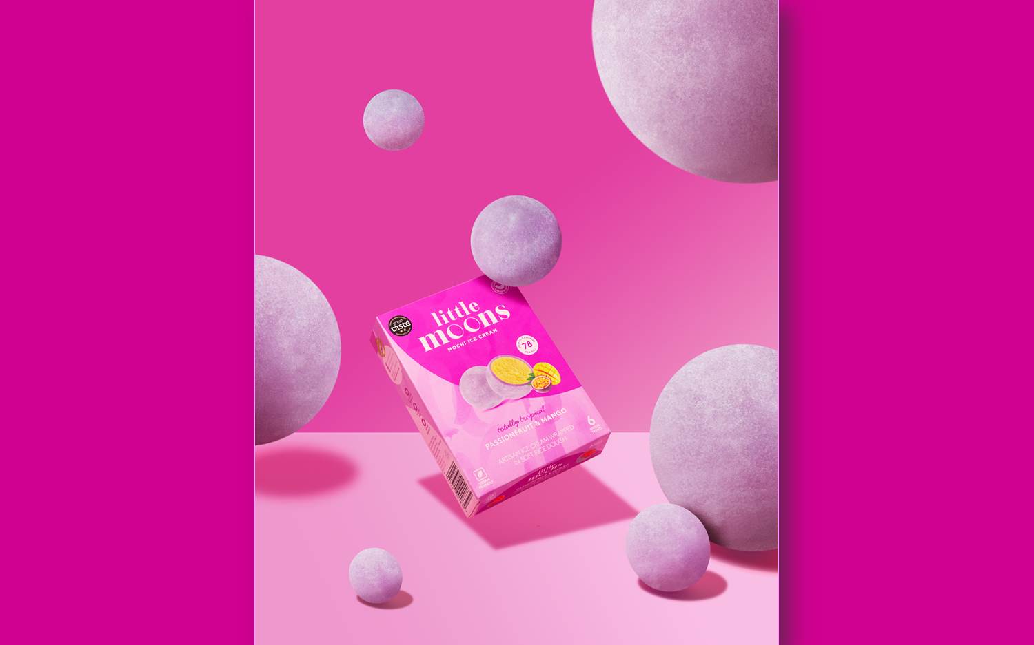 Eine Kostprobe der Little Moons Mochi Eiskugeln gibt es beim OMR Festival 2025 (Bildrechte: Little Moons)