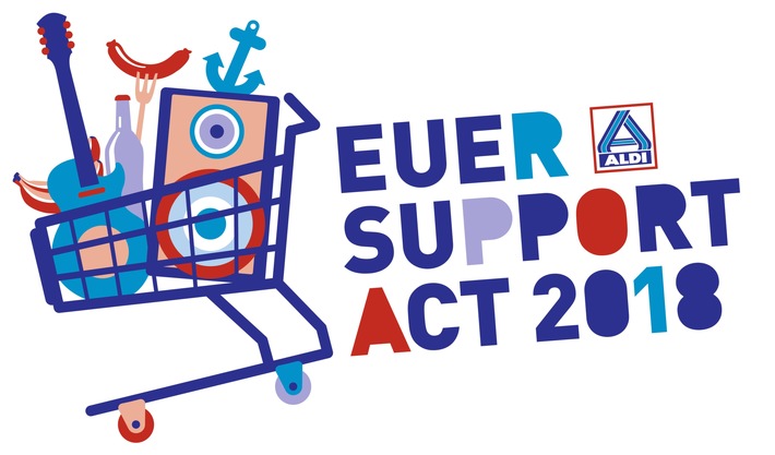 Der größte ALDI Markt aller Zeiten eröffnet auf dem DEICHBRAND Festival 2018 | Bild: obs/Unternehmensgruppe ALDI Nord/ALDI Nord