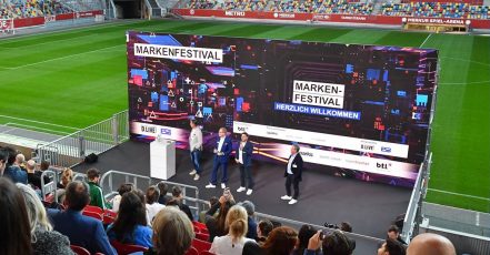 Markenfestival 2023 - Main Stage - Merkur Spiel-Arena, Düsseldorf. (Bildrechte / Fotograf: Gabriele Grießenböck)