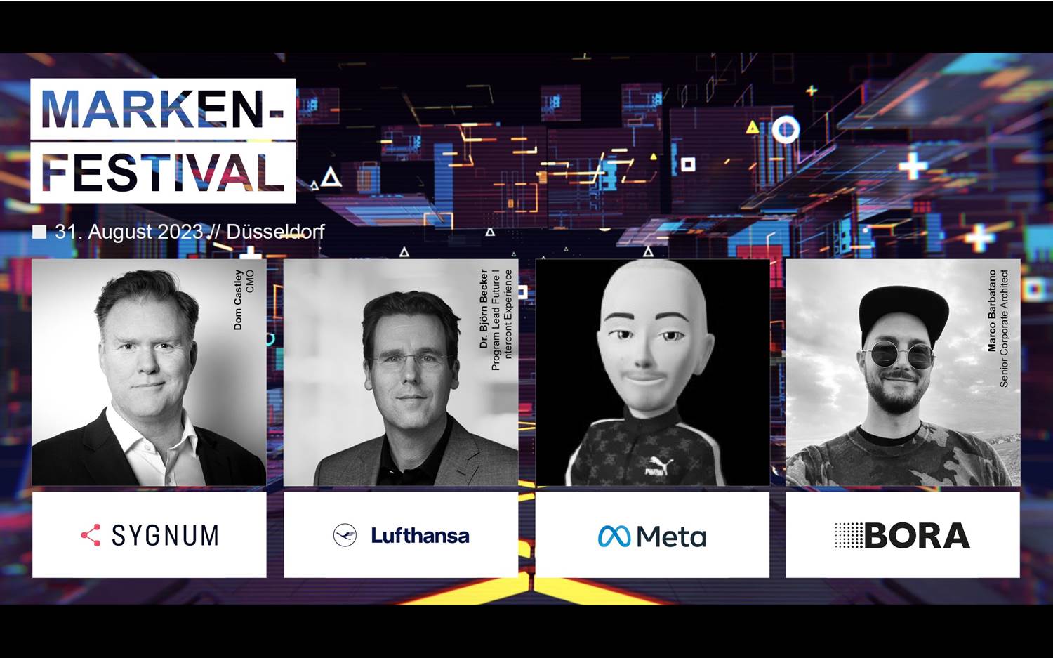 Markenfestival, 31. August 2023, Merkur-Spielarena, Düsseldorf - Auszug aus dem Line-up (Bildrechte: Markenfestival / ESB Marketing Netzwerk)