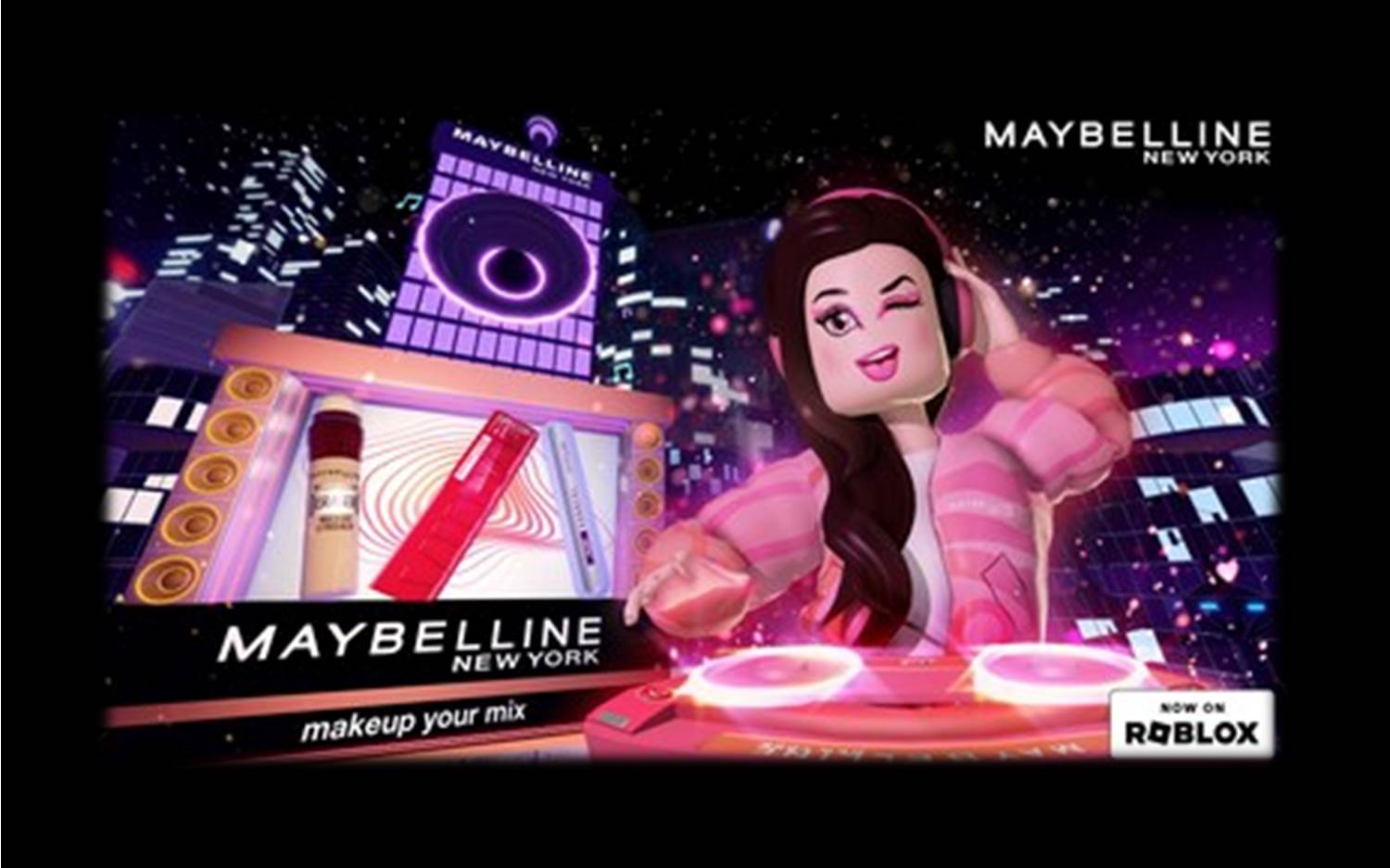 Maybelline präsentiert "Makeup Your Mix" auf Roblox (Bildrechte: Maybelline New York)