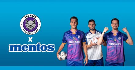 Mentos sorgt in der dritten Saison der Icon League als offizieller Partner des The Pack FC für spannende Fan-Momente (Bildquelle: Mentos / CFP Brands)