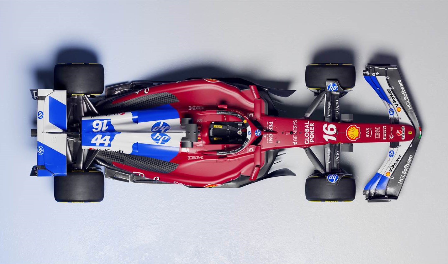 Das Miami-Design von Ferrari und HP | Scuderia Ferrari and HP Fuse Technology and Design with Special Livery for Miami Grand Prix 2025 (Copyright / Bildrechte: HP)