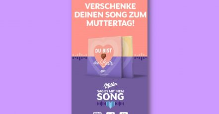 Milka Pralinen / Sag es mit ’nem Song – Kampagne 2024 (Copyrights: Milka / Mondelēz International)