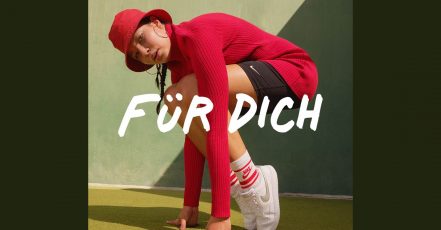 Kampagnenmotiv SPORT - Die neue DEICHMANN Kampagne FÜR DICH vereint Sport, Freizeit, Funktion, Fashion und Qualität.