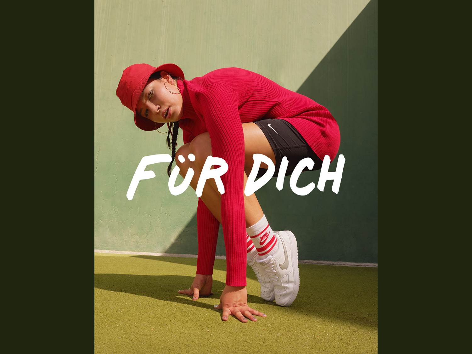 Kampagnenmotiv SPORT - Die neue DEICHMANN Kampagne FÜR DICH vereint Sport, Freizeit, Funktion, Fashion und Qualität.