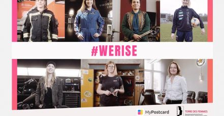 Bild: TERRE DES FEMMES und MyPostcard launchen #WERISE Kampagne für mehr Empowerment unter Frauen