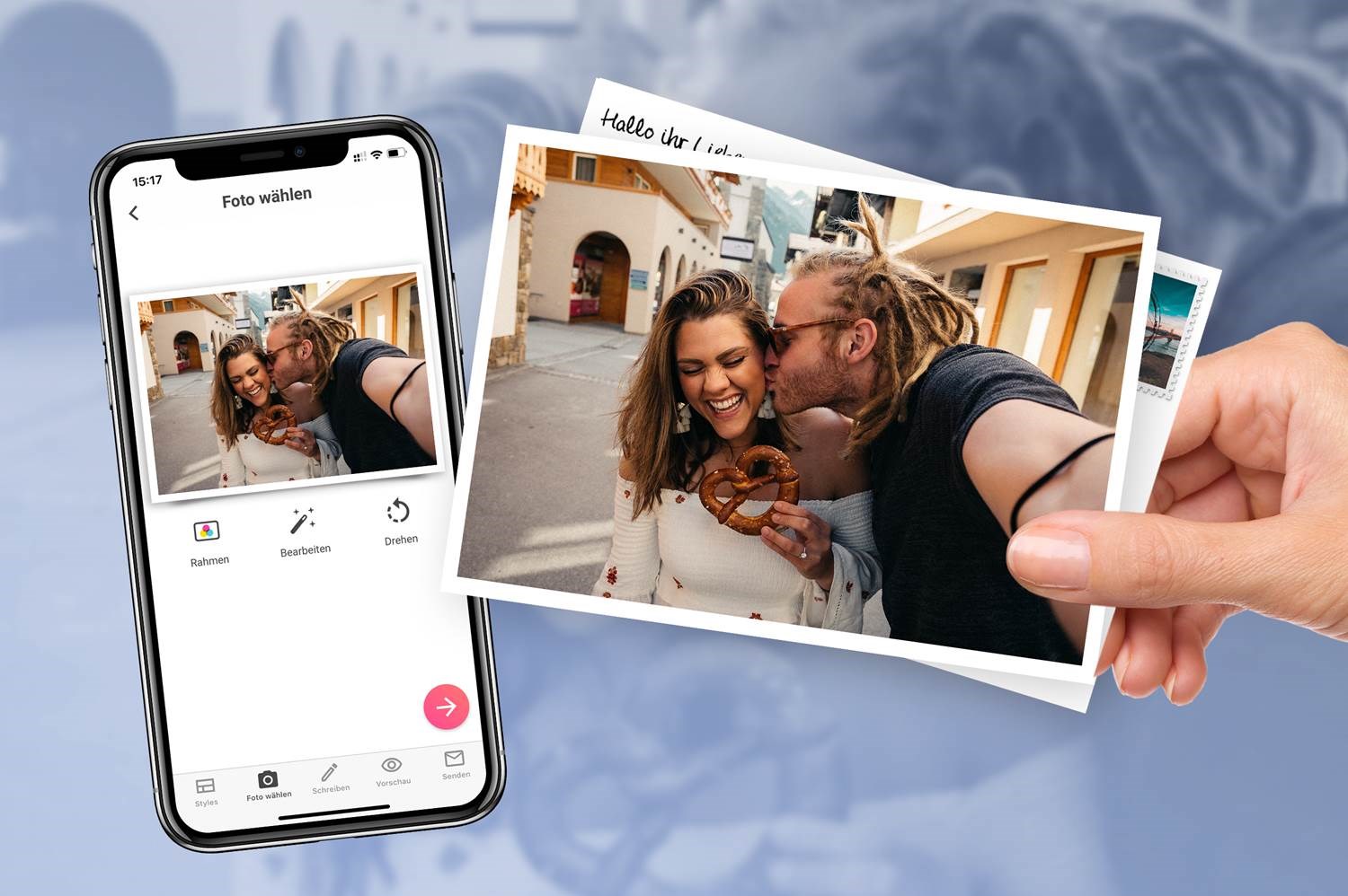 MyPostcard kooperiert mit fluege.de