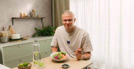Erling Haaland wirbt ab sofort im deutschen Markt für das Norwegian Seafood Council (NSC). Foto / Credit: Lee Barker