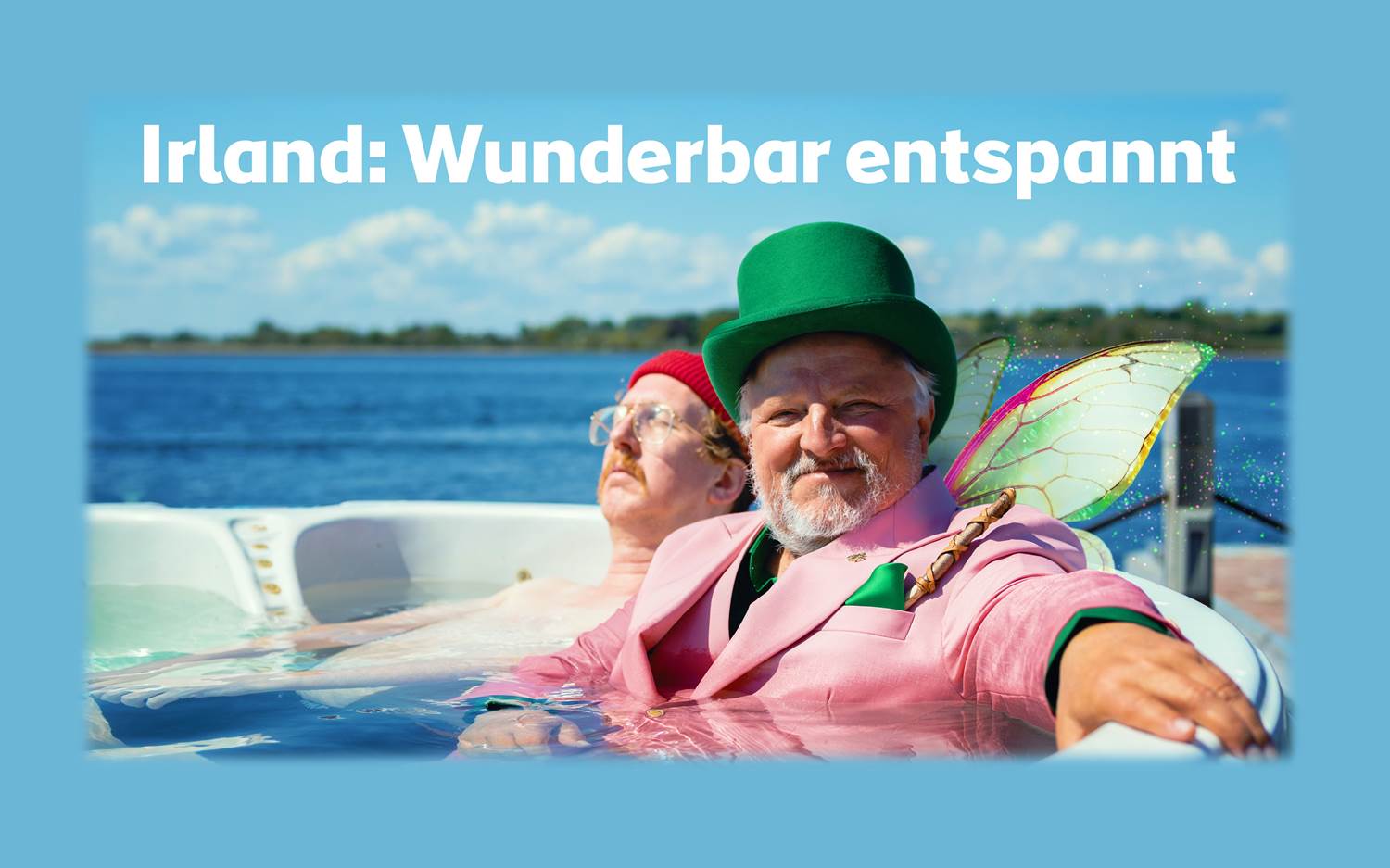 Irland Kampagne Teil 3, 2025 – Visual mit Axel Prahl und Uke Bosse (Copyright: Tourism Ireland)
