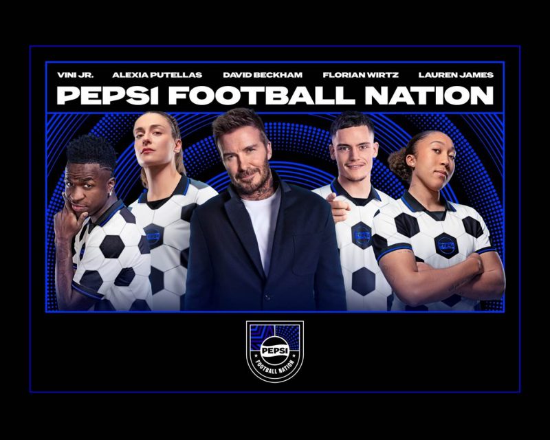 Pepsi Football Nation, Key Visual Talents (Copyright: PepsiCo)