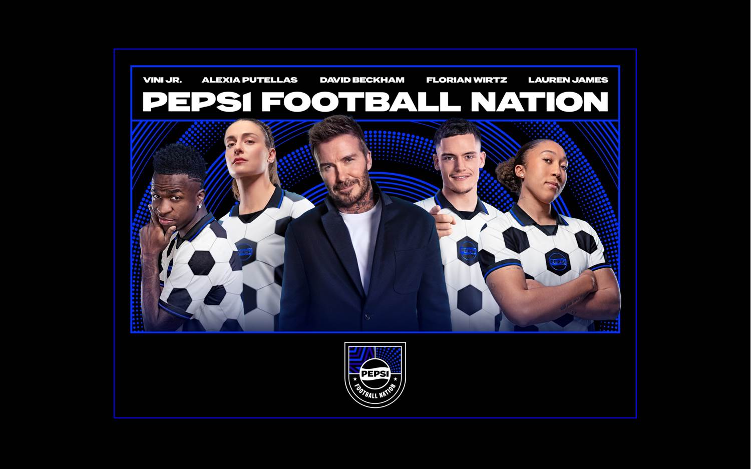 Pepsi Football Nation, Key Visual Talents (Copyright: PepsiCo)