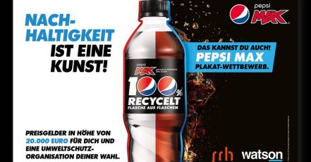 Bild: Nachhaltigkeit ist eine Kunst - Pepsi MAX ruft zum Plakat-Wettbewerb mit anschließender Vernissage zum Thema "Nachhaltige Verpackungslösungen" auf. (Bildrechte: PepsiCo)