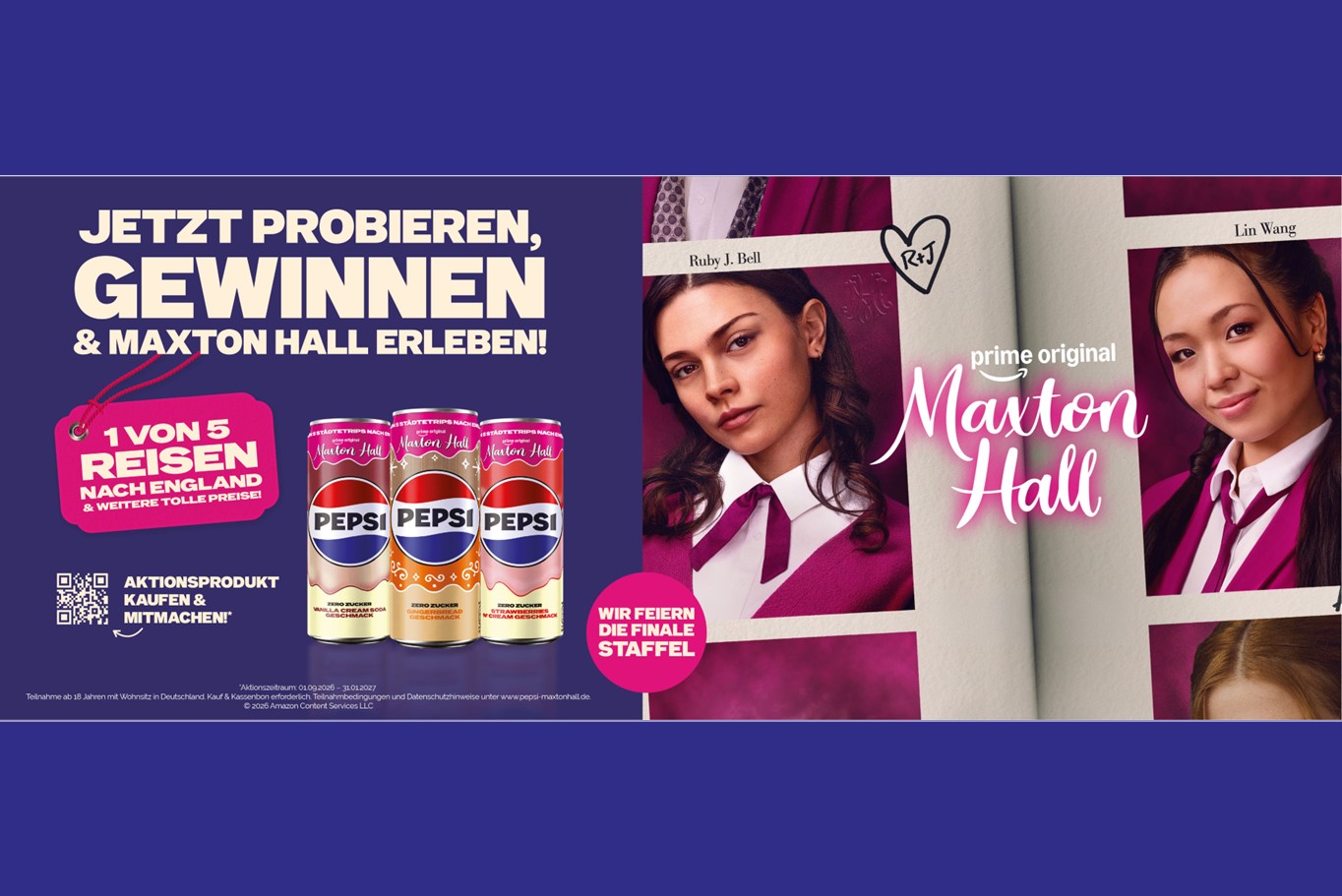 Pepsi x Maxton Hall, Key Visual (Copyright: PepsiCo)
