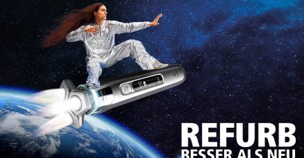 Visual zur Philips Refurb-Aktion, Earth Day 2025 (Quelle: www.philips.de/refurbished)