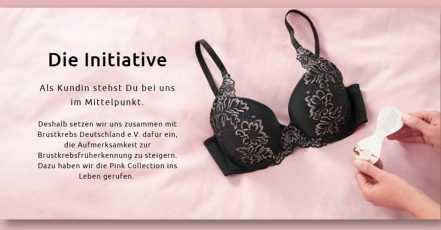 Bild: Die 2021er bonprix Pink Collection mit eingenähter Broschüre