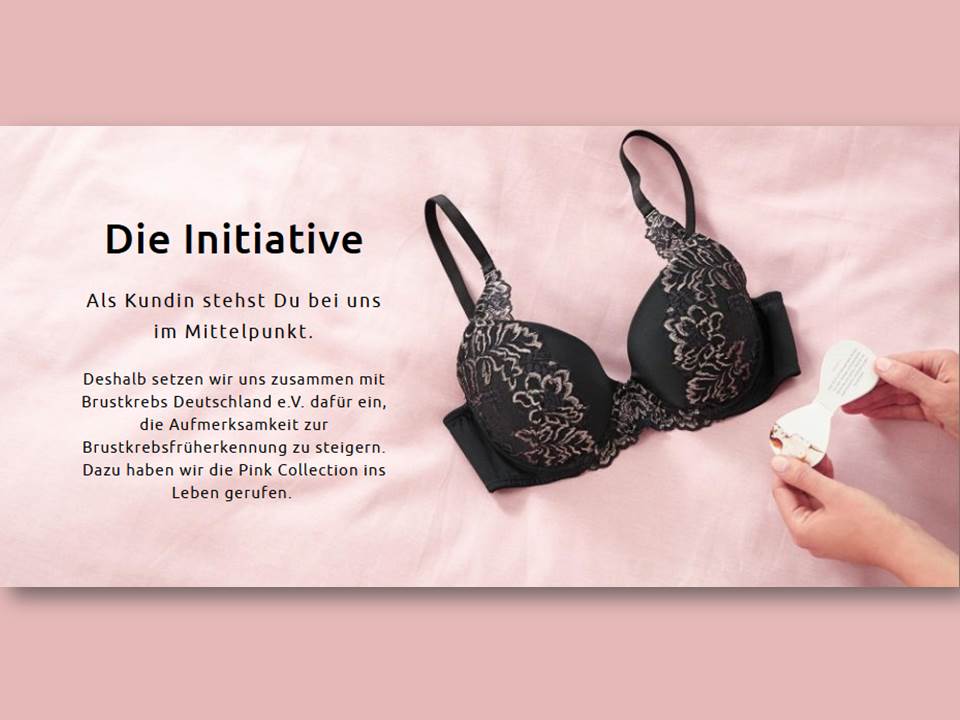 Bild: Die 2021er bonprix Pink Collection mit eingenähter Broschüre