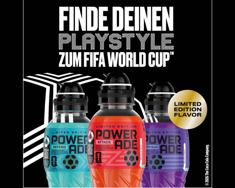 Powerade Fussball-WM 2026 Edition (Quelle / Copyright: Powerade / Coca-Cola Company)