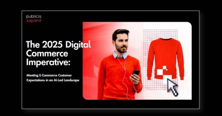 Digital Commerce Report 2025 von Publicis Sapient, Cover-Bild (Quelle: Publicis Sapient)