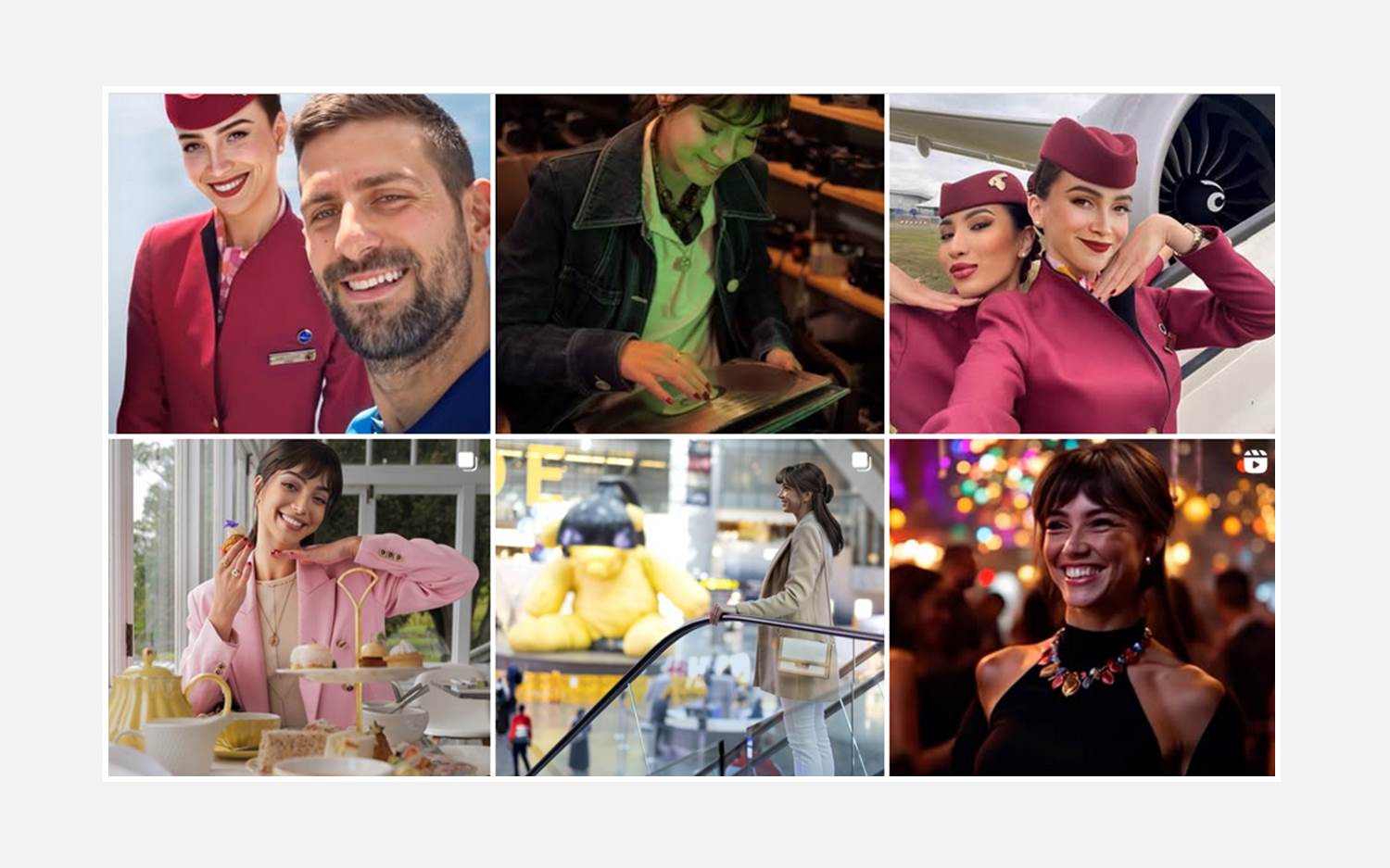  Screenshot v. 14.01.2025 des Instagram Accounts @SamaOnTheMove von Sama, der neuen digitalen Corporate Influencerin von Qatar Airways (Copyrights: Qatar Airways)