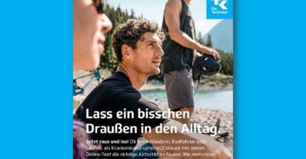 Bild: "Raus und los"-Kampagne 2021 von der Techniker Krankenkasse (Copyrights: C3 Creative Code and Content GmbH)