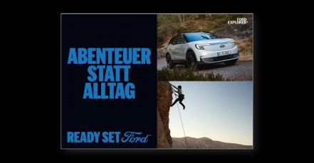 Ready Set Ford – Motiv der Ford-Markenkampagne April-Juli 2026 (Bildrechte: Ford)