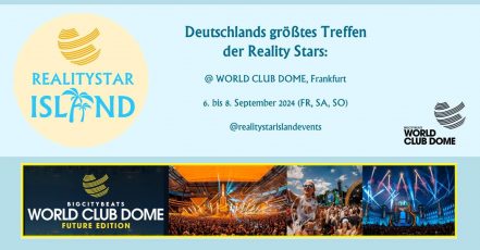 World Club Dome Realitystar Island – Ankündigung (Quelle: World Club Dome, Kuhlmann Group)