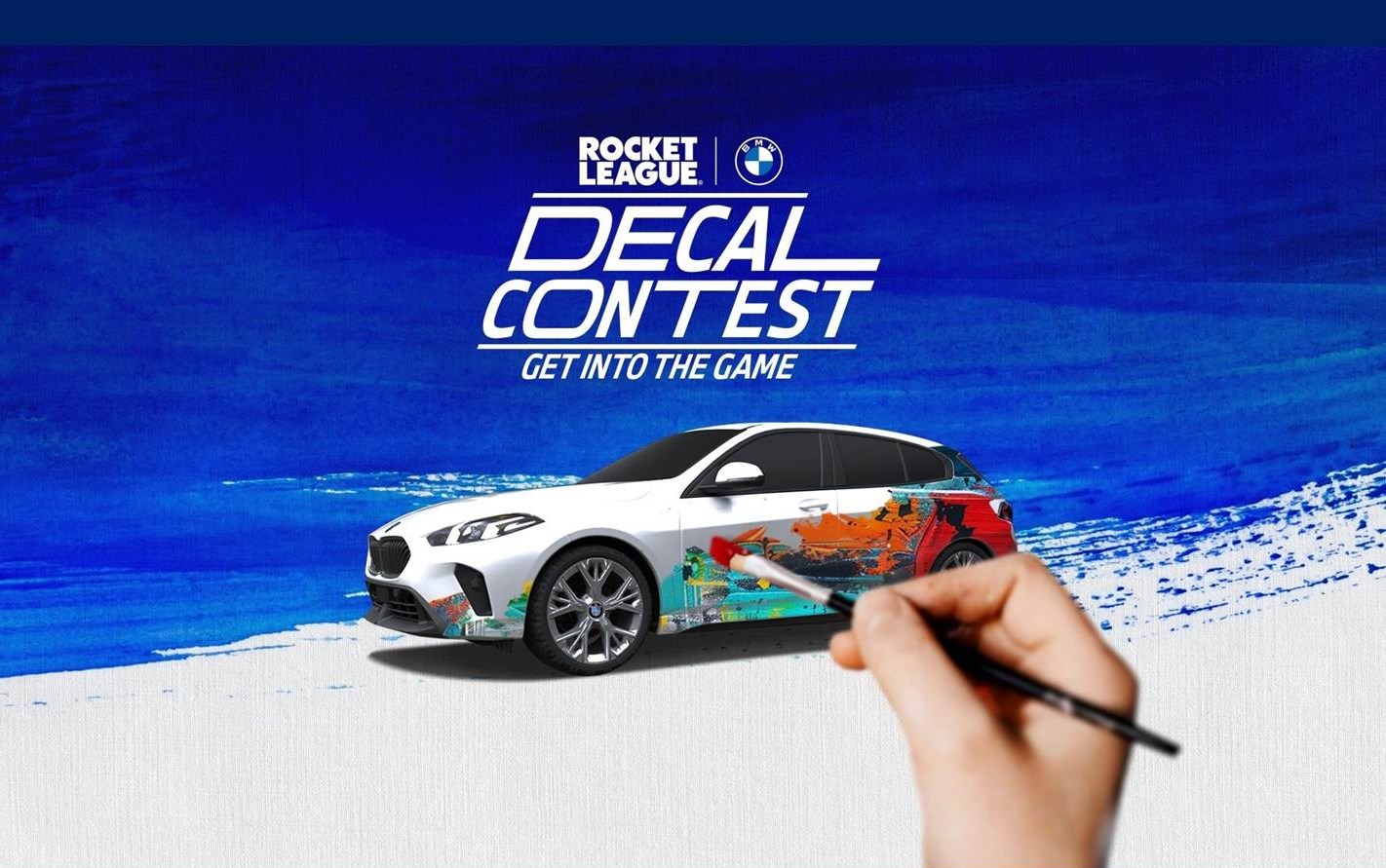 BMW und Epic Games starten Design Contest zum Debüt des neuen BMW 1er im Autofussball-Game Rocket League (Bildrechte: BMW Group)
