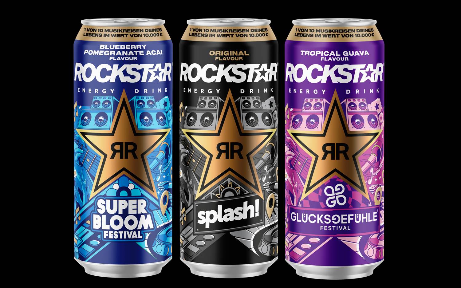 Musikreise deines Lebens – Aktionsdosen von Rockstar Energy (Bildrechte: PepsiCo)