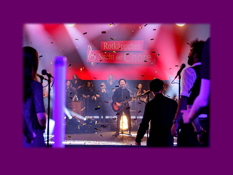 Bild: Die Rotkäppchen Nacht der Chöre mit Johannes Oerding läuft vom 25. Oktober bis 22. November kostenfrei auf TVNOW (Bildrechte: Rotkäppchen Mumm Sektkellereien | Fotograf: Morris Mac Matzen)