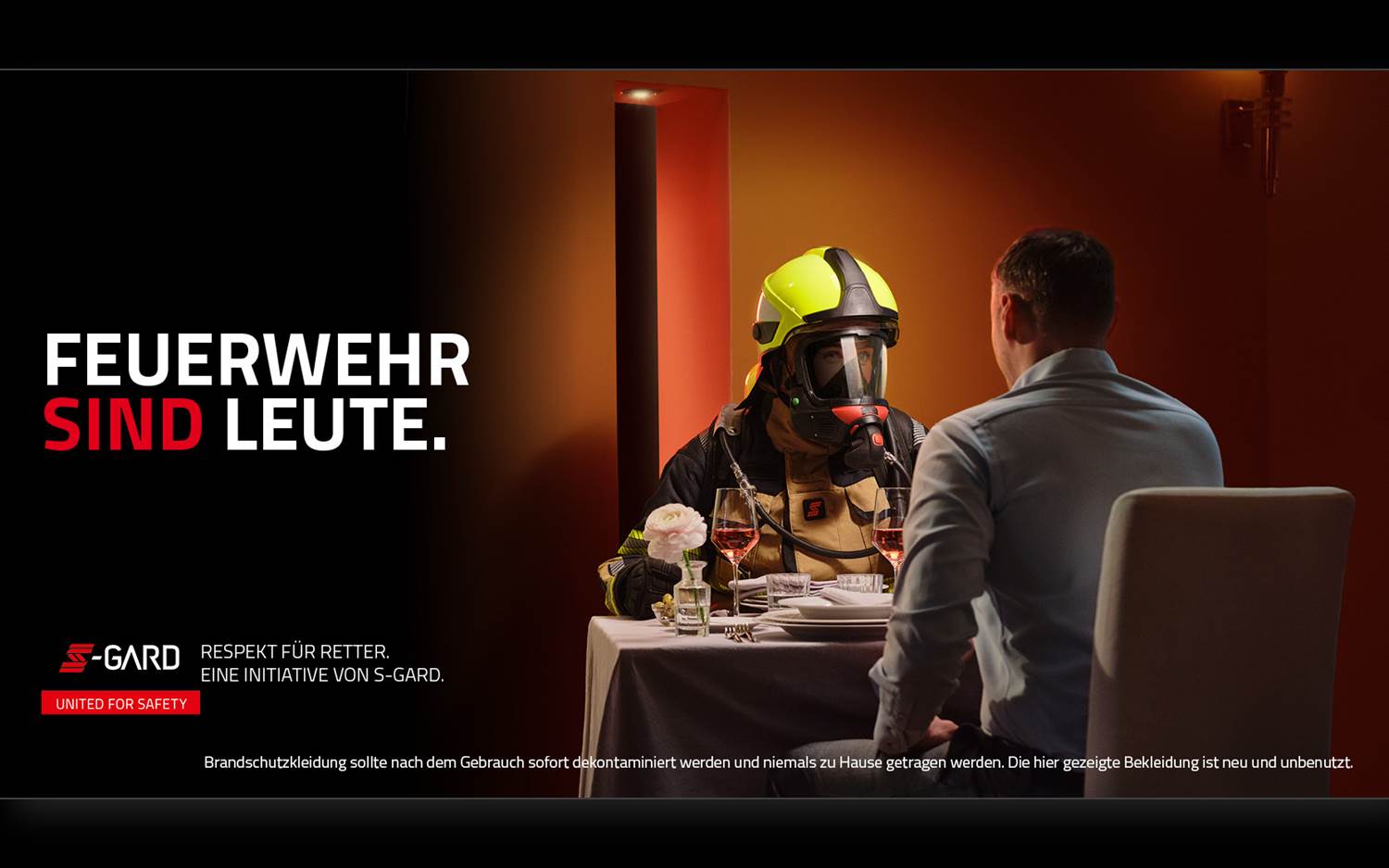 S-GARD Kampagne – Landingpage – Motiv Dinner