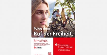 Ruf der Freiheit – Plakatmotiv der SGVHT Kampagne, entwickelt von der Stuttgarter Agentur Panama (Bildquelle: Panama / SGVHT)