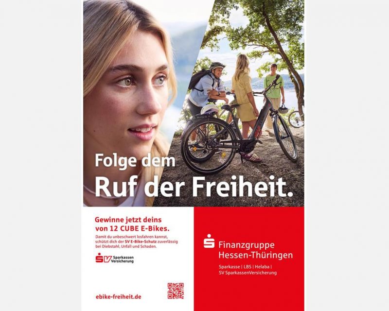 Ruf der Freiheit – Plakatmotiv der SGVHT Kampagne, entwickelt von der Stuttgarter Agentur Panama (Bildquelle: Panama / SGVHT)