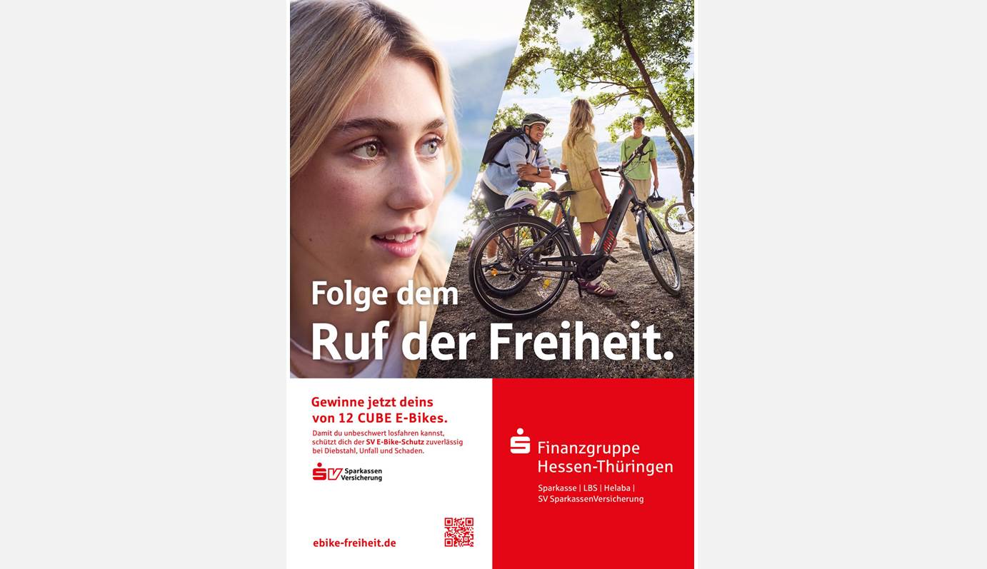 Ruf der Freiheit – Plakatmotiv der SGVHT Kampagne, entwickelt von der Stuttgarter Agentur Panama (Bildquelle: Panama / SGVHT)